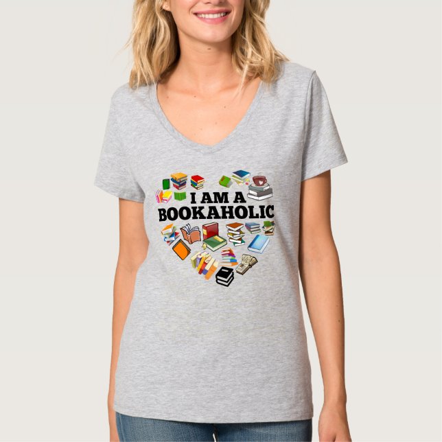 Bookaholic T-shirt (Front)