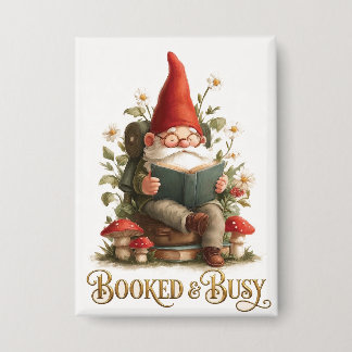 Booked and Busy Reading Gnome