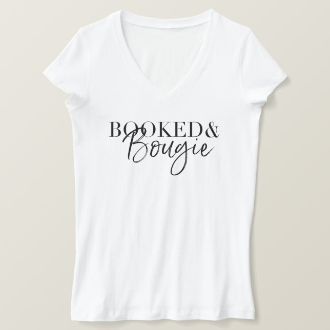 Booked & Bougie Tshirt (Design Front)