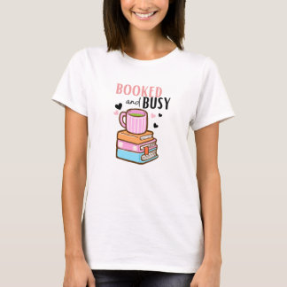 Booked & Brewing Book Lover T-Shirt