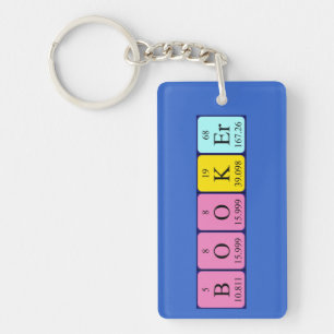 Booker periodic table name keyring
