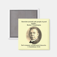 BOOKER T WASHINGTON Black History Quote Scripture