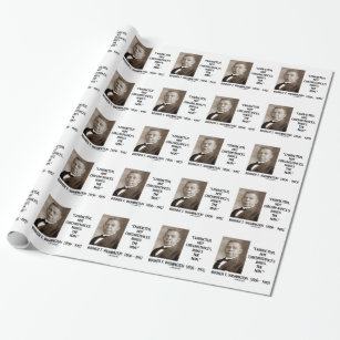 Booker T. Washington Character Not Circumstances Wrapping Paper