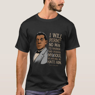 Booker T Washington Quote Gift for Black History M T-Shirt