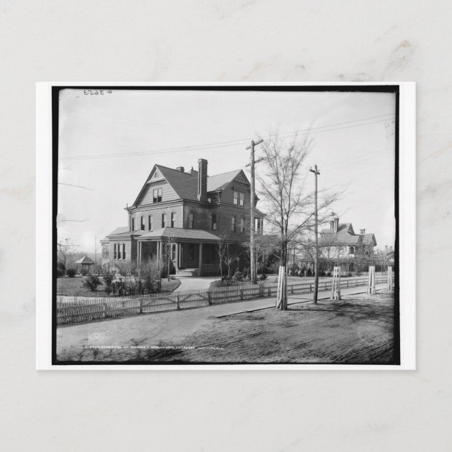 Booker T. Washington, Tuskegee Institute, Ala. Postcard (Front)