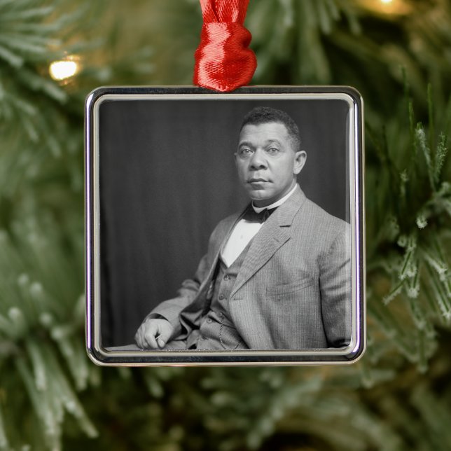 Booker Taliaferro Washington: Black Educator Metal Tree Decoration (Tree)