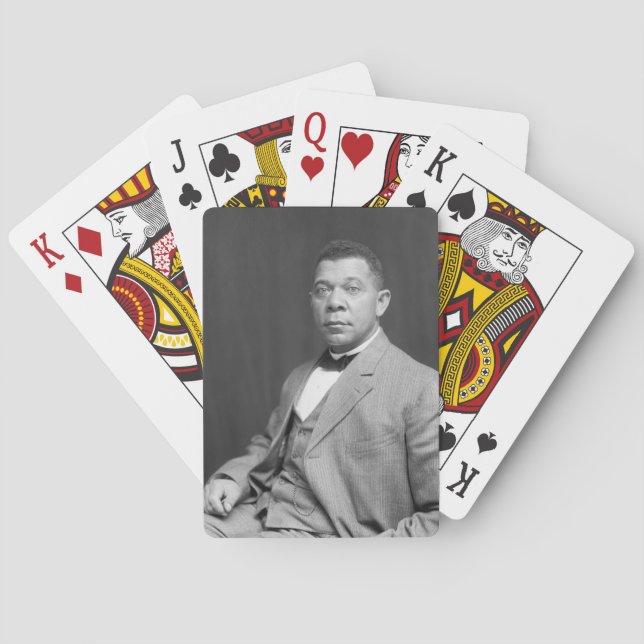 Booker Taliaferro Washington: Black Educator Playing Cards (Back)
