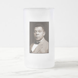 Booker Washington: African American Educator Frosted Glass Beer Mug