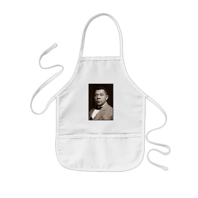 Booker Washington: African American Educator Kids Apron (Front)
