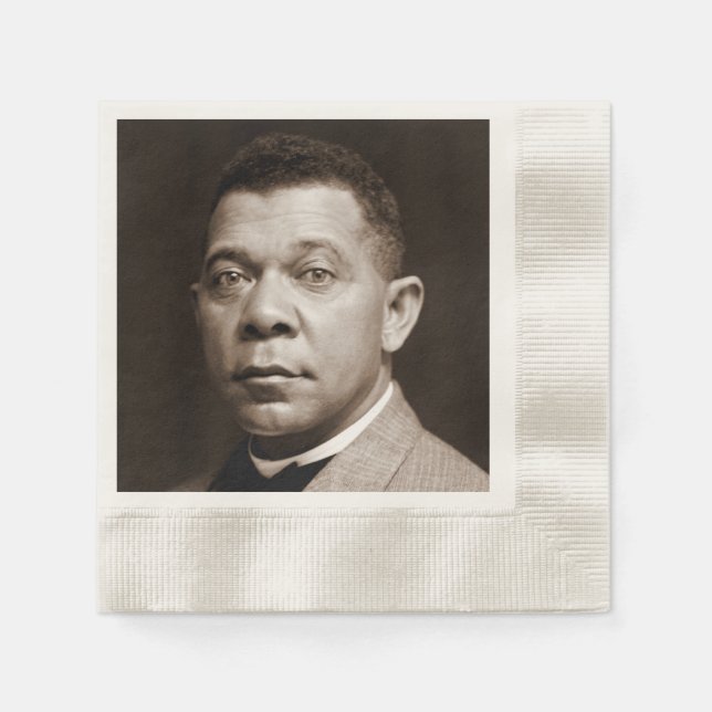 Booker Washington: African American Educator Napkin (Front)