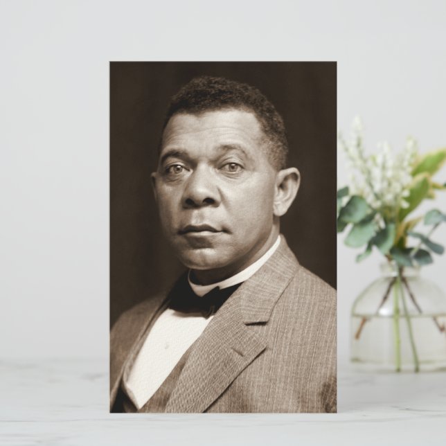 Booker Washington: African American Educator Stationery (Standing Front)