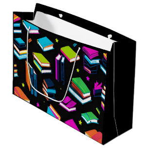 Booking It Colourful Gable Large Gift Bag
