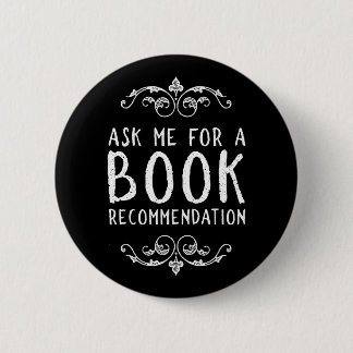 Bookish 6 Cm Round Badge