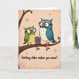 Bookish Birds Birthday Card