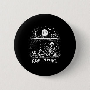 Bookish book lover funny reading banned books nerd 6 cm round badge
