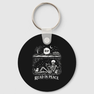Bookish book lover funny reading banned books nerd key ring