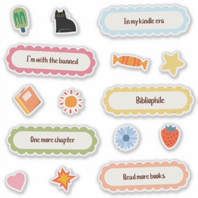 Bookish Book Reading Lover Pack (Front)