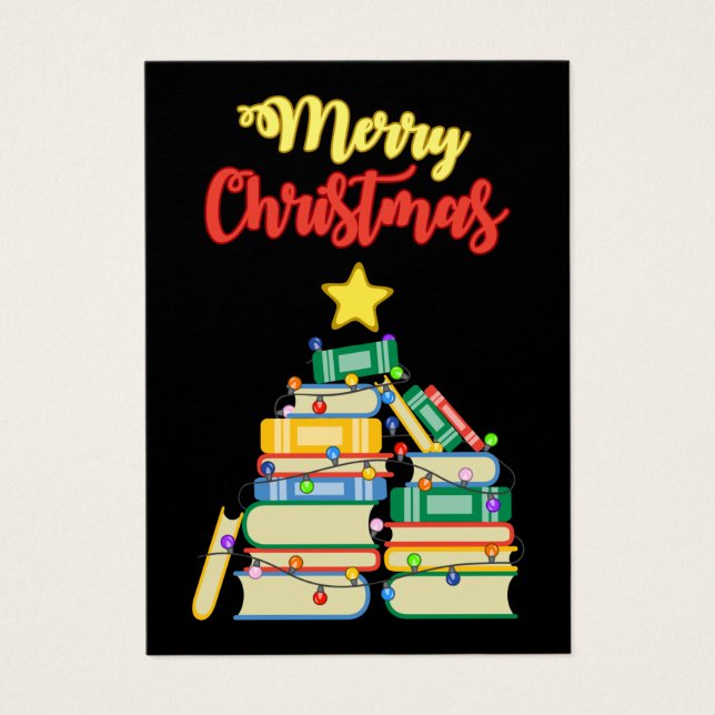 Bookish Christmas Tree II (Front)