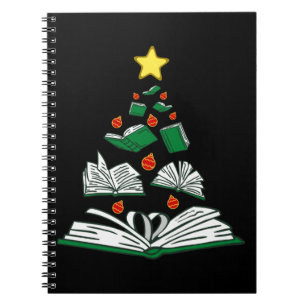 Bookish Christmas Tree III Notebook