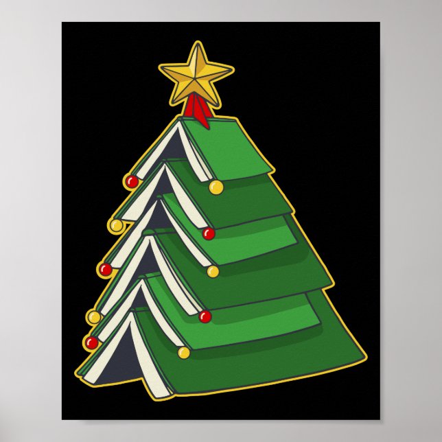 Bookish Christmas Tree IV Poster (Front)