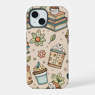 Bookish Coffee iPhone Case – Cozy Reader Aesthetic