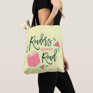 Bookish Floral Readers Gonna Read Tote Bag