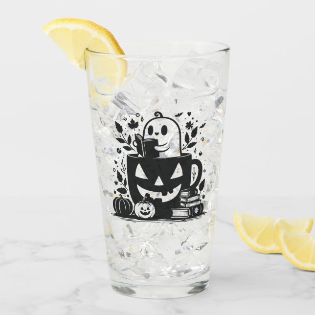 Bookish Halloween Glass (Front Ice)