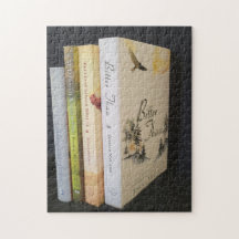 Bookish Jigsaw Puzzle with Historical Novels