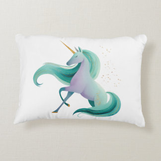 Bookish Magic Prancing Unicorn Lumbar Pillow