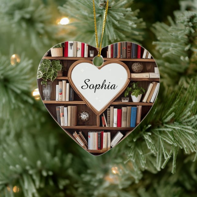 Bookish Ornament For Book Lover (Tree)