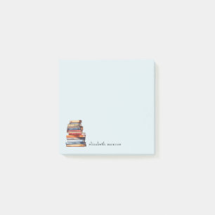Bookish Personalised Custom Name Post-it Notes