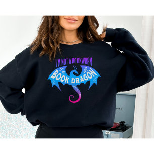Bookish, Reader, Dragon, Book Lover Sweatshirt