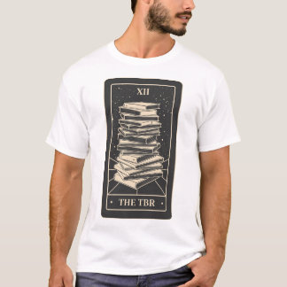 Bookish Tarot - The TBR (Black Edition) T-Shirt