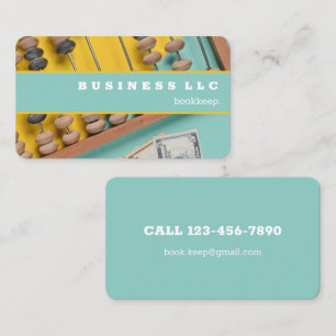 Bookkeep Accountant Business Card