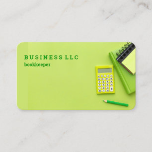 Bookkeeper Accountant Business Card