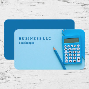 Bookkeeper Accountant Business Card