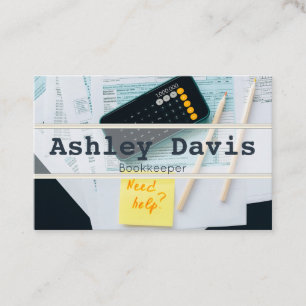 Bookkeeper business cards