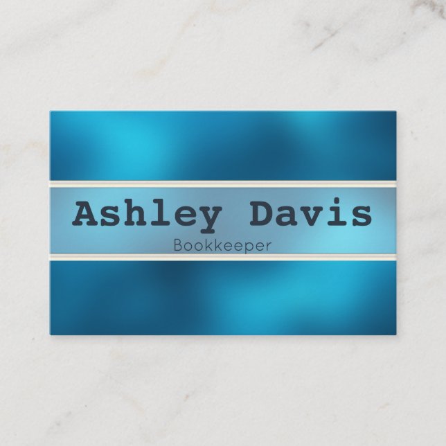 Bookkeeper business cards (Front)