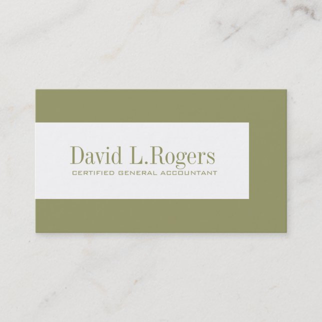 Bookkeeper Business Cards (Front)