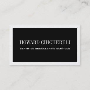 Bookkeeper Business Cards