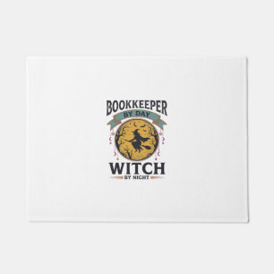 Bookkeeper by Day Witch by Night Vintage Shirt Des Doormat