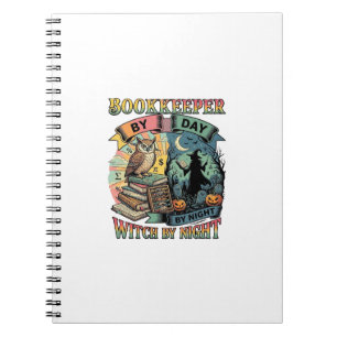 Bookkeeper Day Witch Night Halloween Owl Books Pum