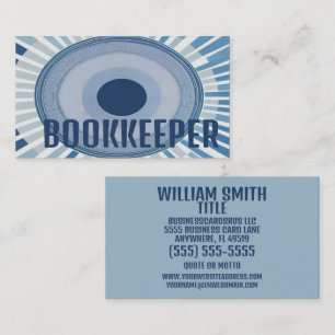 Bookkeeper Modern Business Card