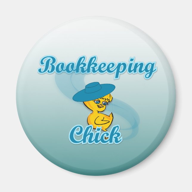 Bookkeeping Chick #3 Magnet (Front)