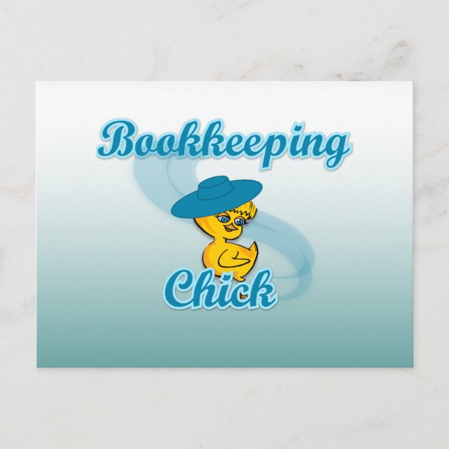 Bookkeeping Chick #3 Postcard (Front)