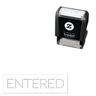 Bookkeeping Receipt/Bill/Invoice Stamp, Entered Self-inking Stamp