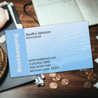 Bookkeeping Services Business Card
