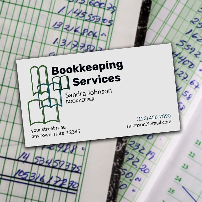 Bookkeeping Services Business Card (Creator Uploaded)