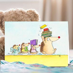 Booklover Bedtime Story card