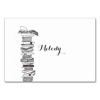 Booklover Book Wedding Table / Place Card